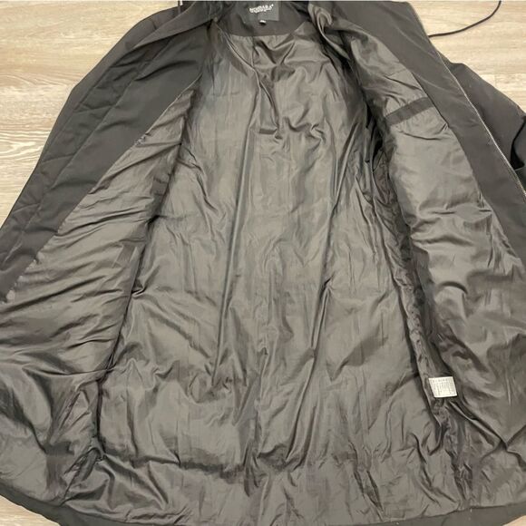 No1Dara Black Minimalist Long Down Puff Coat Puffer Jacket Parka - Picture 6 of 9